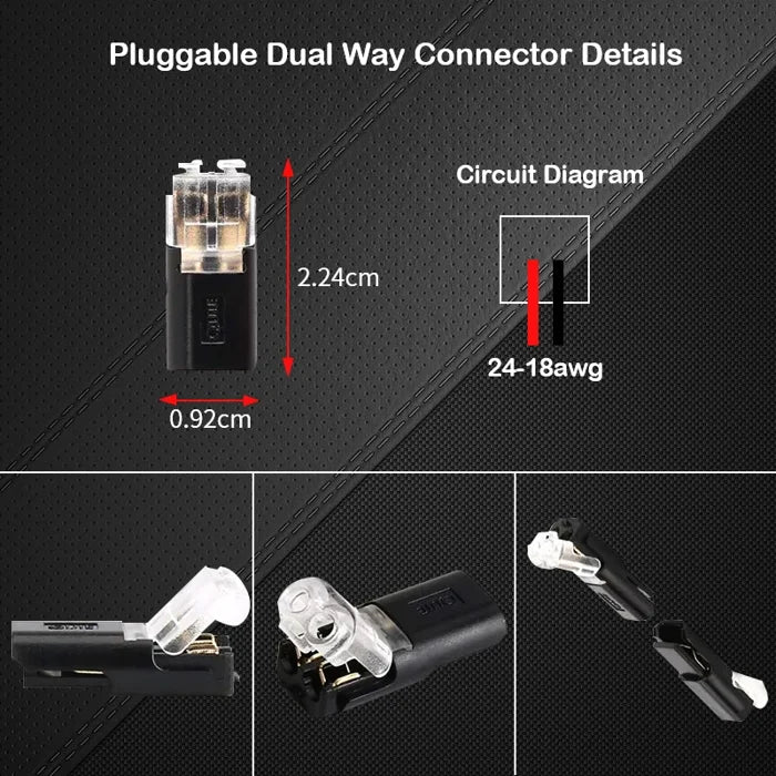 Double-wire Plug-in Connector